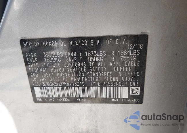 3HGGK5H87KM713219: 44520058