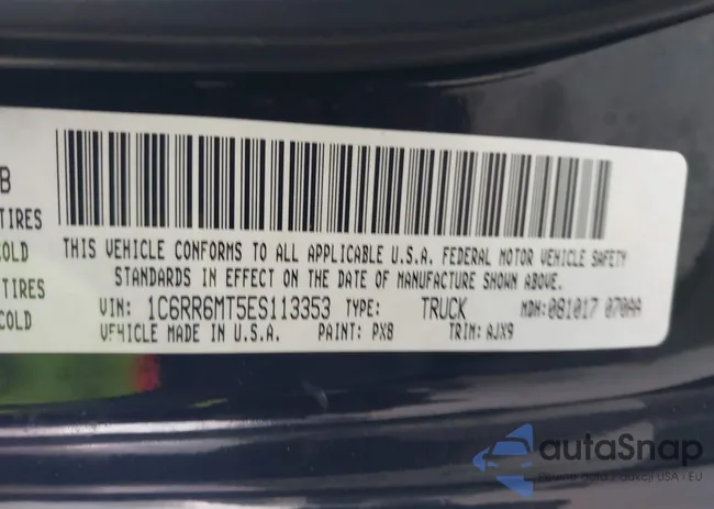 1C6RR6MT5ES113353: 44520162