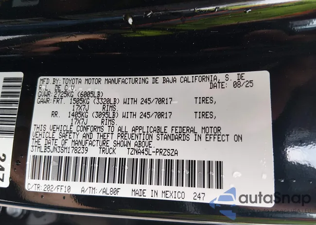 3TMLB5JN3SM178239: 44520185