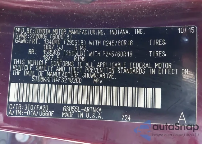 5TDBKRFH4FS218260: 44519327