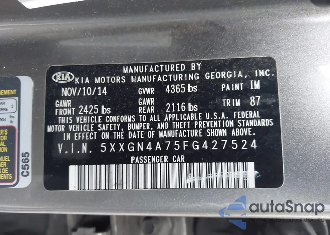 5XXGN4A75FG427524: 44519601