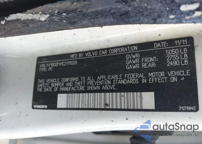 YV1902FH1C2111028: 44519634