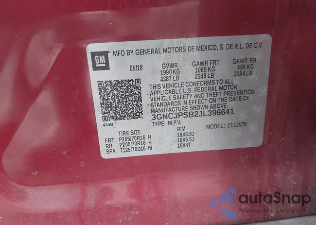 3GNCJPSB2JL396641: 44520828