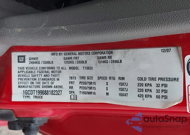 1GCDT199088182327: 44520912