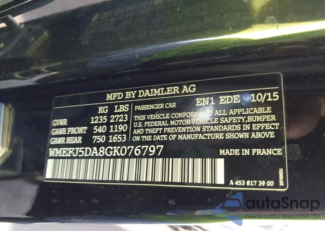 WMEFJ5DA8GK076797: 44520922