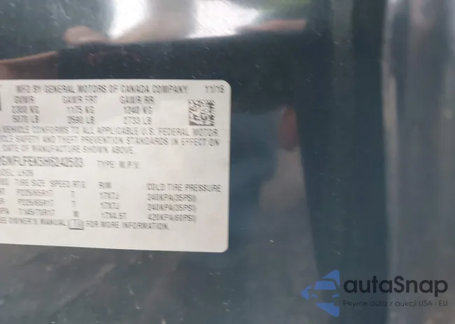 2GNFLFEK5H6242503: 44521080