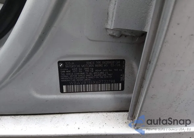 WBAVB135X6PT22798: 44521177