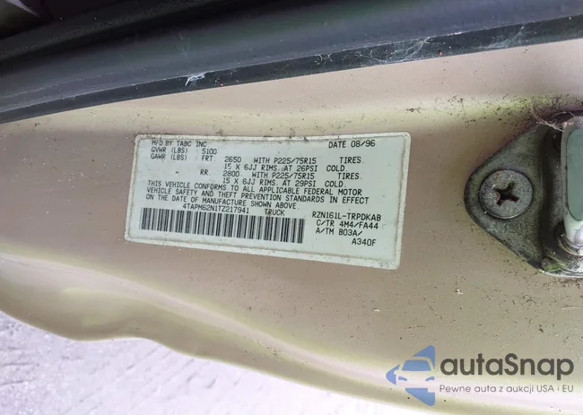 4TAPM62N1TZ217941: 44521233