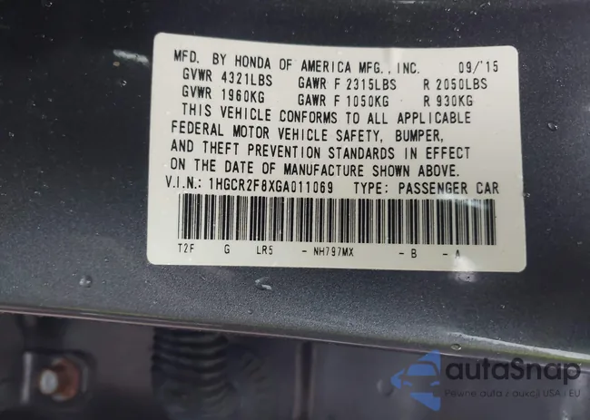 1HGCR2F8XGA011069: 44520258