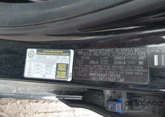 KNAFX4A6XF5302193: 44521728