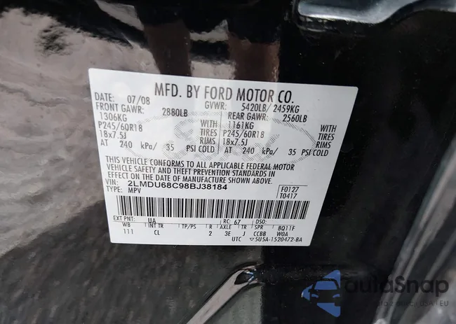 2LMDU68C98BJ38184: 44521911