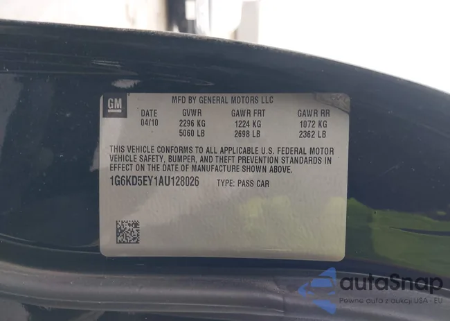 1G6KD5EY1AU128026: 44521244