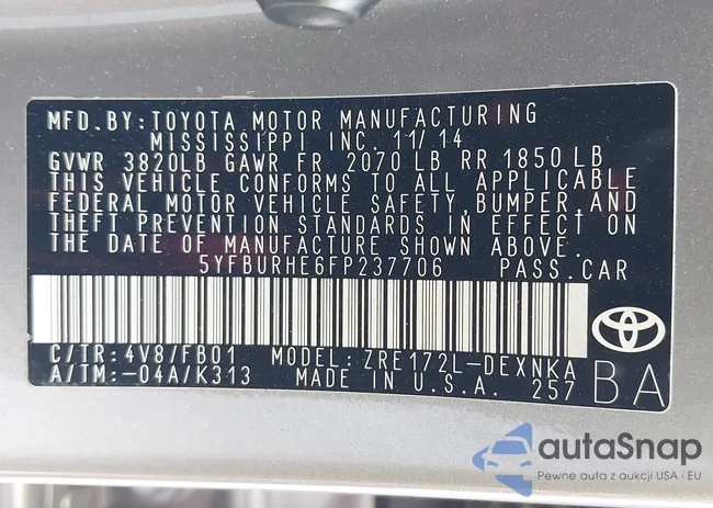 5YFBURHE6FP237706: 44522679