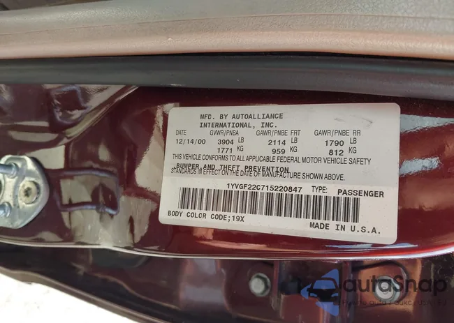 1YVGF22C715220847: 44522859