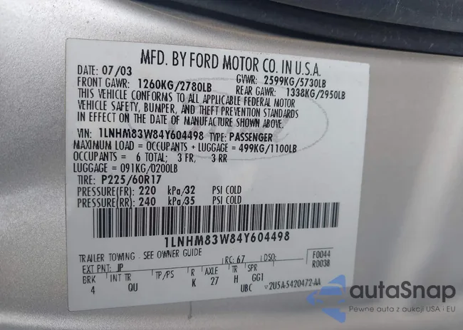 1LNHM83W84Y604498: 44522983