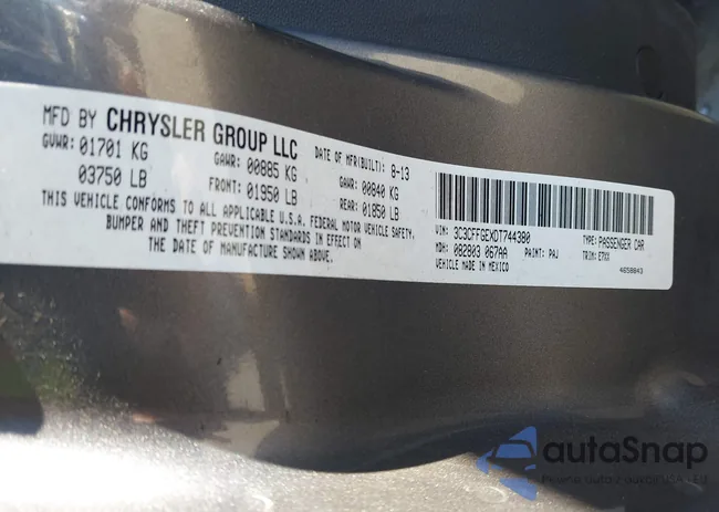 3C3CFFGEXDT744380: 44523076