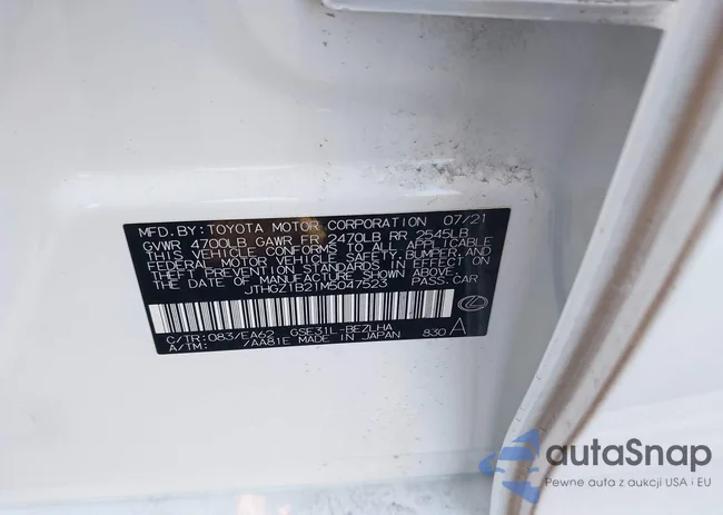 JTHGZ1B21M5047523: 44523101