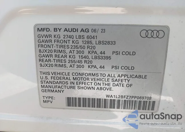 WA1L2BFZ7PP069708: 44523147