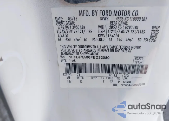 1FTBF3A66FED32080: 44522424