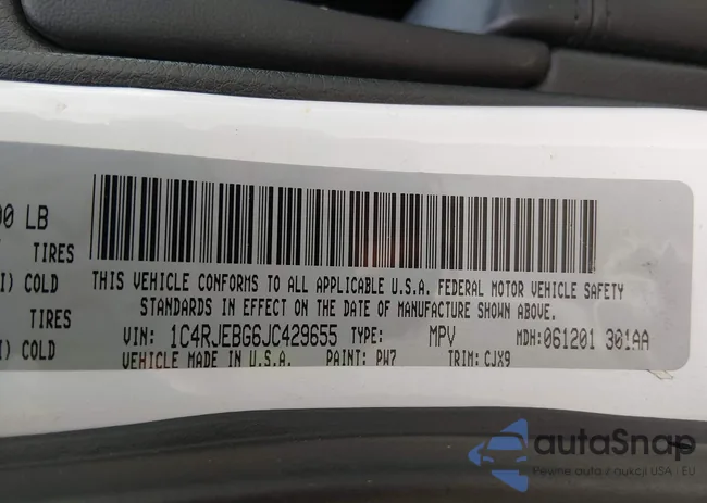 1C4RJEBG6JC429655: 44523689