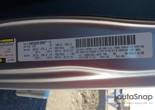 1J4BA5H10AL110072: 44523809