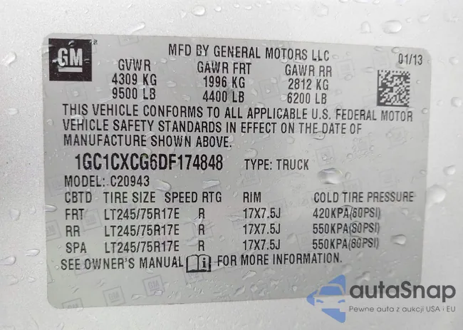 1GC1CXCG6DF174848: 44523818