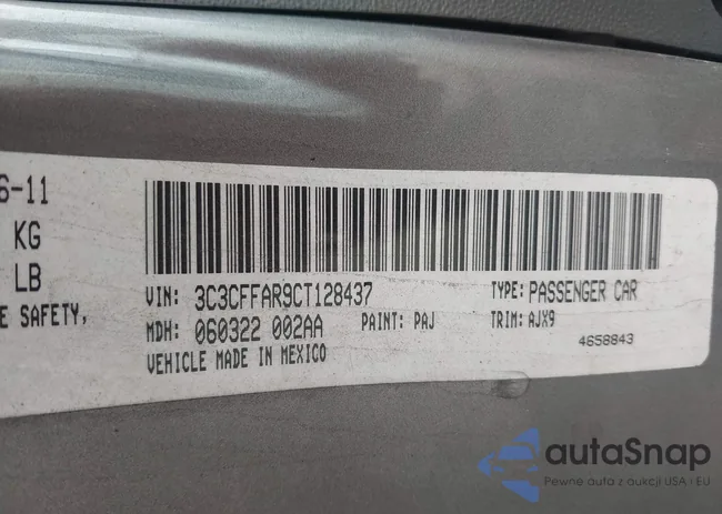 3C3CFFAR9CT128437: 44524059