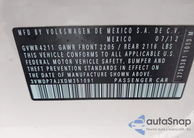 3VWDP7AJXDM351091: 44523277