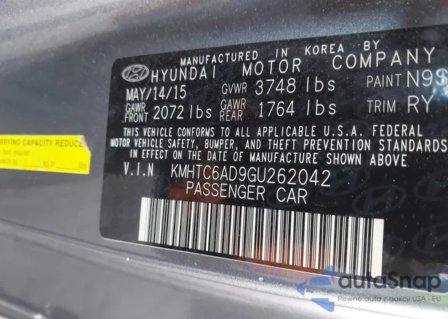 KMHTC6AD9GU262042: 44523326