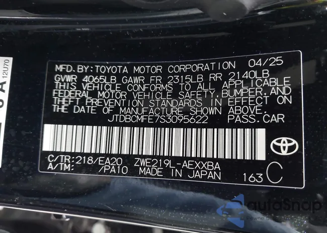 JTDBCMFE7S3095622: 44523526