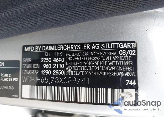 WDBJH65J73X089741: 44523566