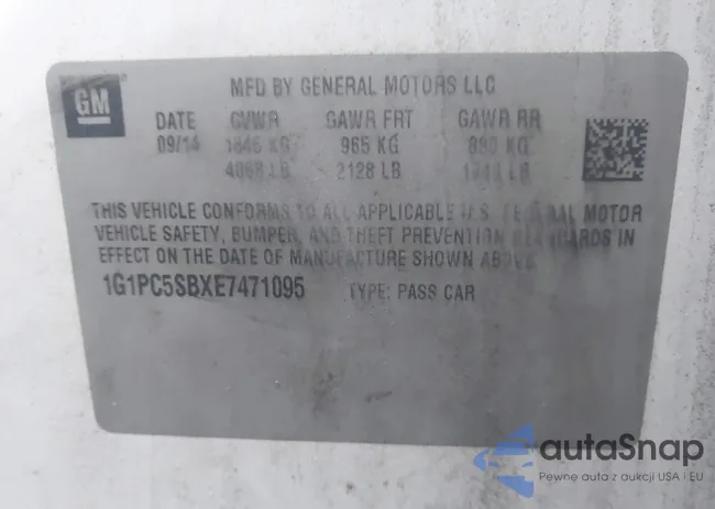 1G1PC5SBXE7471095: 44523586