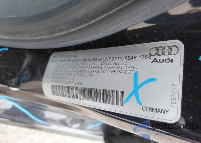 WAUHGAFC5CN162605: 44524813