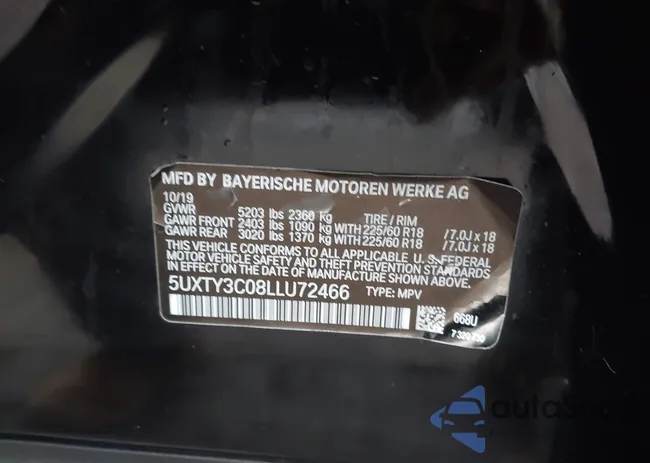 5UXTY3C08LLU72466: 44524832