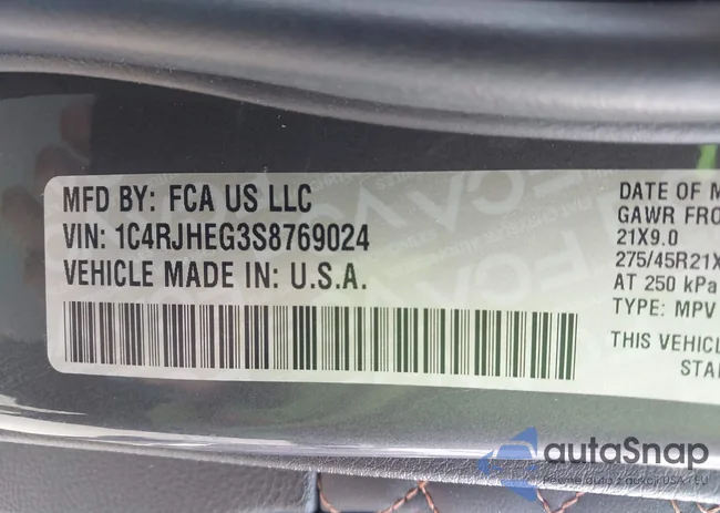 1C4RJHEG3S8769024: 44524970