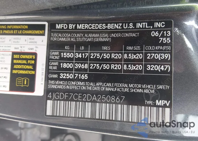 4JGDF7CE2DA250867: 44525091
