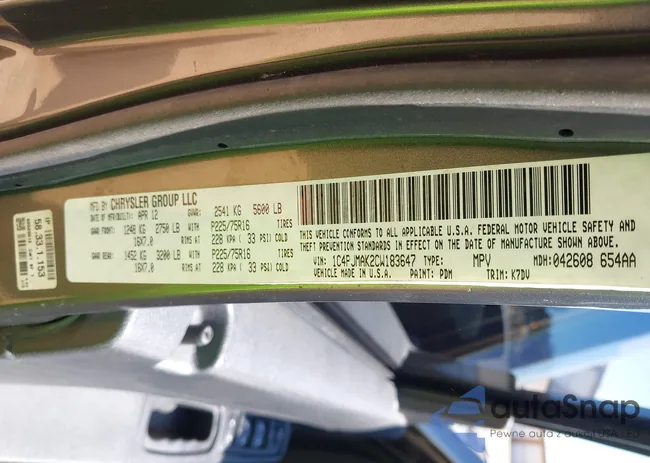 1C4PJMAK2CW183647: 44525101