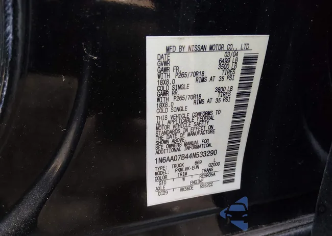 1N6AA07B44N533290: 44525107