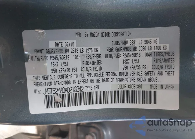 JM3TB2MA0A0218342: 44525136