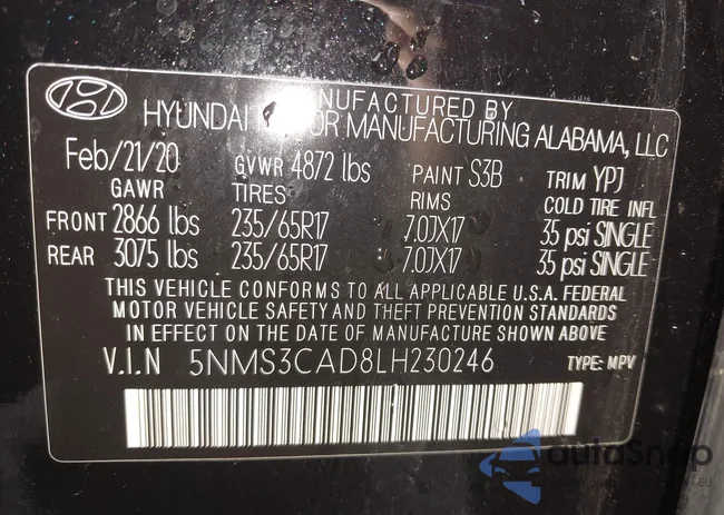 5NMS3CAD8LH230246: 44524228