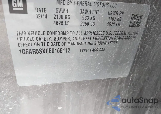 1G6AR5SX0E0166112: 44524249