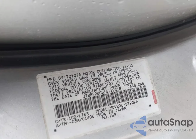 JT8BF28G515112218: 44524280