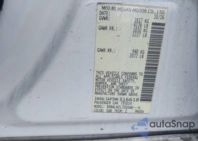 1N4AL3AP3HN316618: 44524386