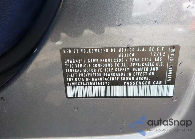 3VWDX7AJXDM256370: 44524445