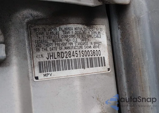 JHLRD28451S003600: 44524505