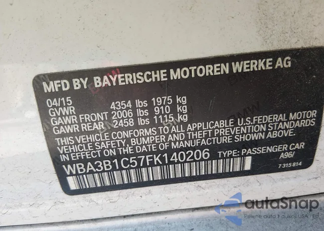 WBA3B1C57FK140206: 44524532