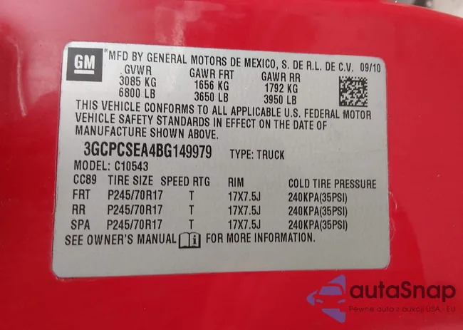 3GCPCSEA4BG149979: 44525645