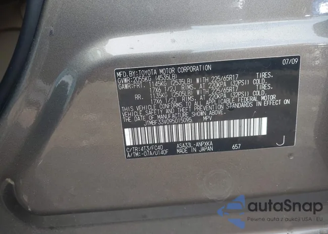 JTMBF33V095015095: 44525834