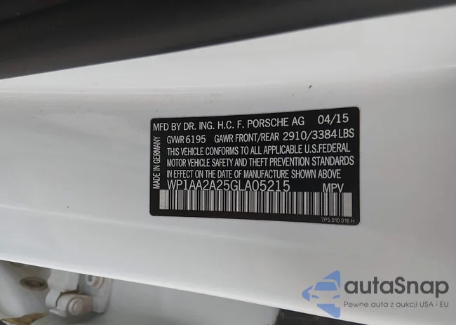 WP1AA2A25GLA05215: 44525985