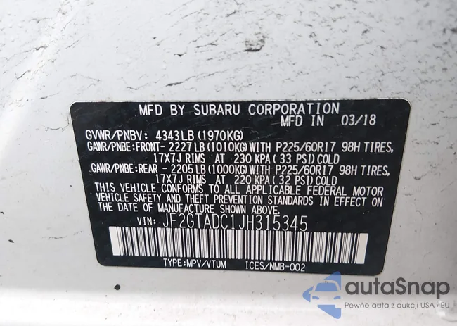 JF2GTADC1JH315345: 44526198